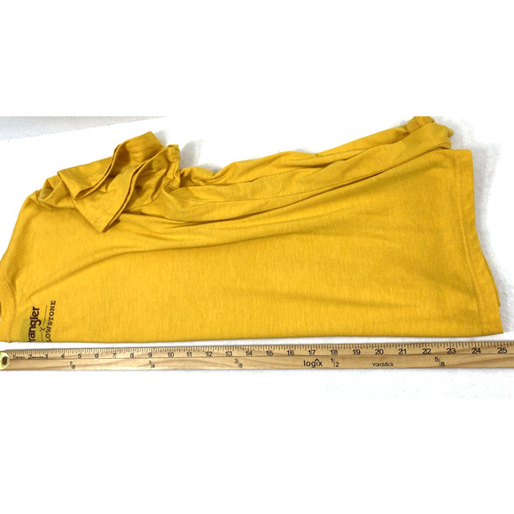 Wrangler‎ Yellowstone T Shirt Womens Large Yellow Graphic Western Cowboy - Picture 8 of 9